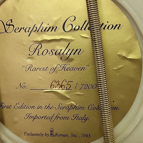 Seraphim Collection ROSALYN 'Rarest of Heaven'1st Edition & matching ornament. - Picture 4 of 8